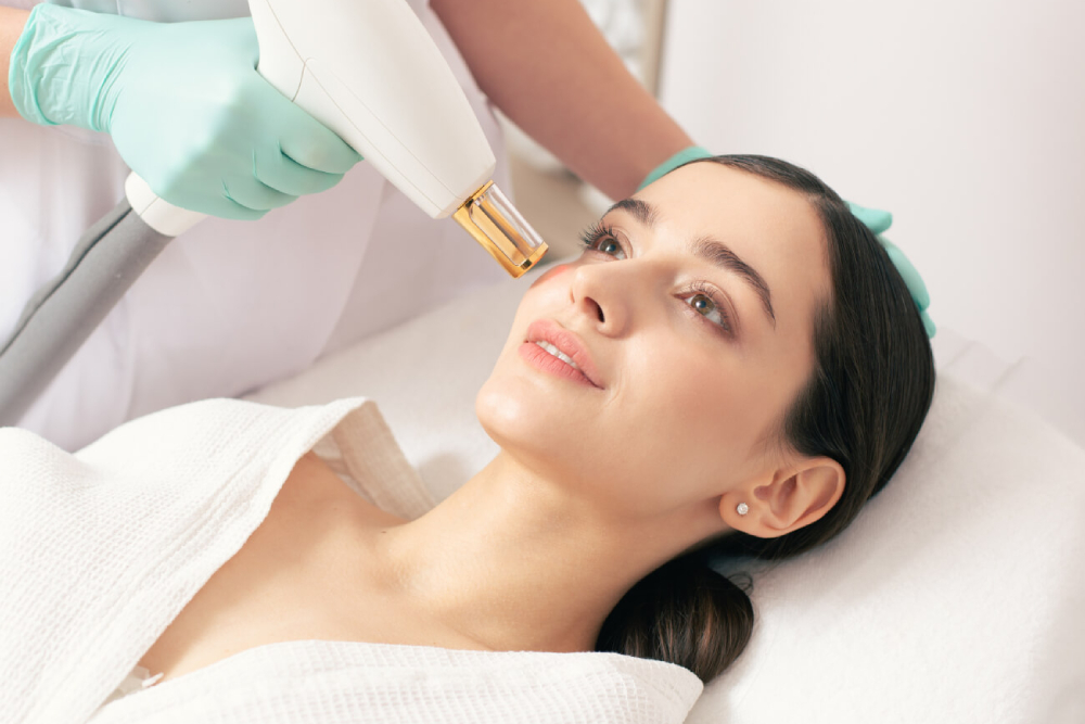 before and after co2 laser resurfacing recovery photos