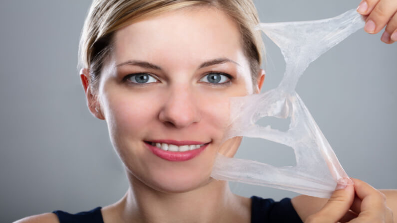 face peeling