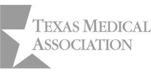 Logo of the Texas Medical Association, featuring a prominent star symbol and the organization&apos;s name in a professional font. The design uses a monochromatic color scheme, emphasizing the association&apos;s commitment to healthcare excellence in Texas. The logo represents the association&apos;s role in supporting medical professionals and advocating for public health initiatives.