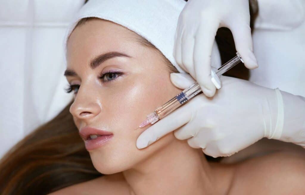 Achieve a fuller cheek with dermal fillers at Team Dermatology