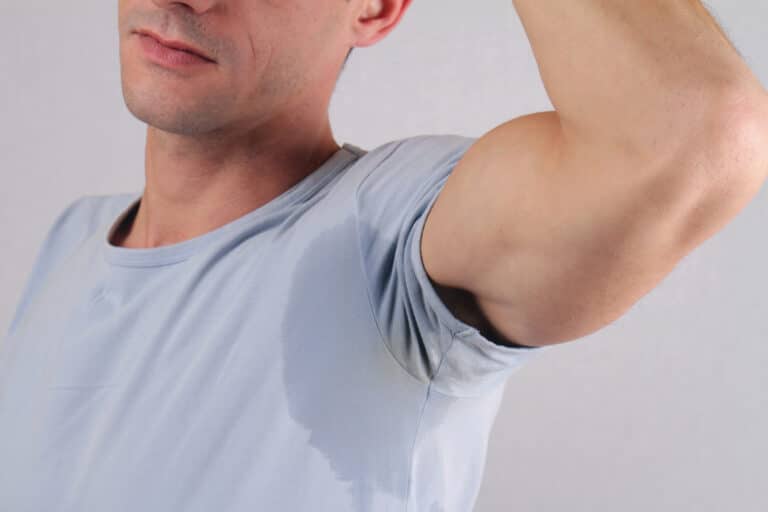 Man experiencing excessive sweating in Houston, TX